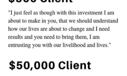 $500 Client vs $50,000 Client
