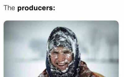 I don’t think any producers will shot in this weather