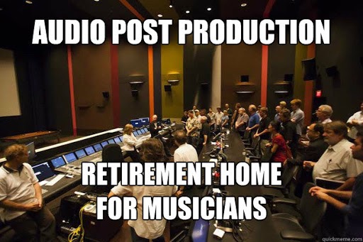 Audio post production