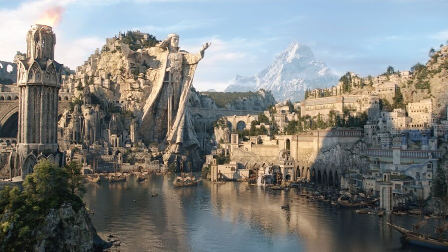 Nùmenor City in Lord of the Rings: Rings of Power