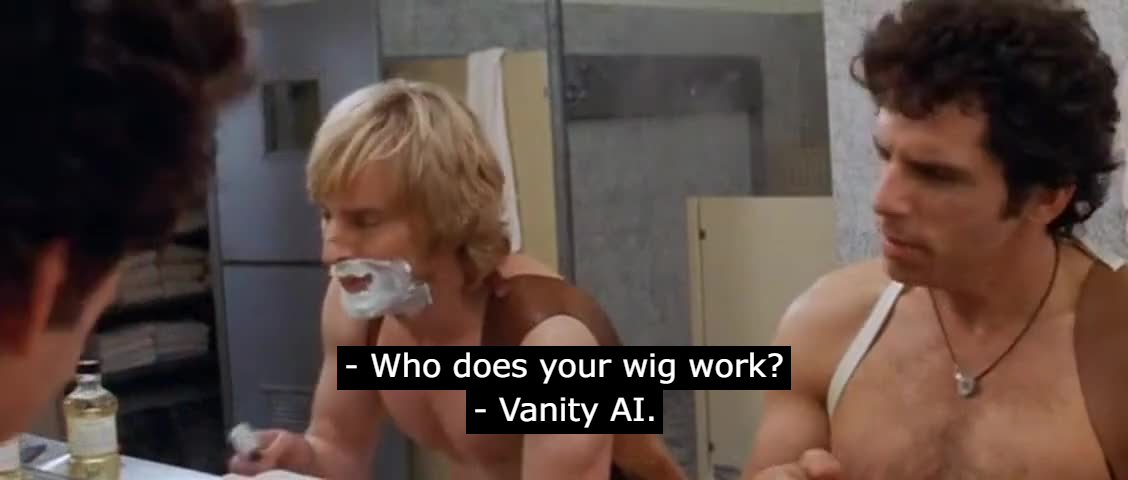 Starsky and Hutch Vanity AI meme