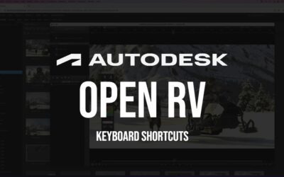 Let’s get technical: The keyboard shortcuts for Autodesk’s Open RV